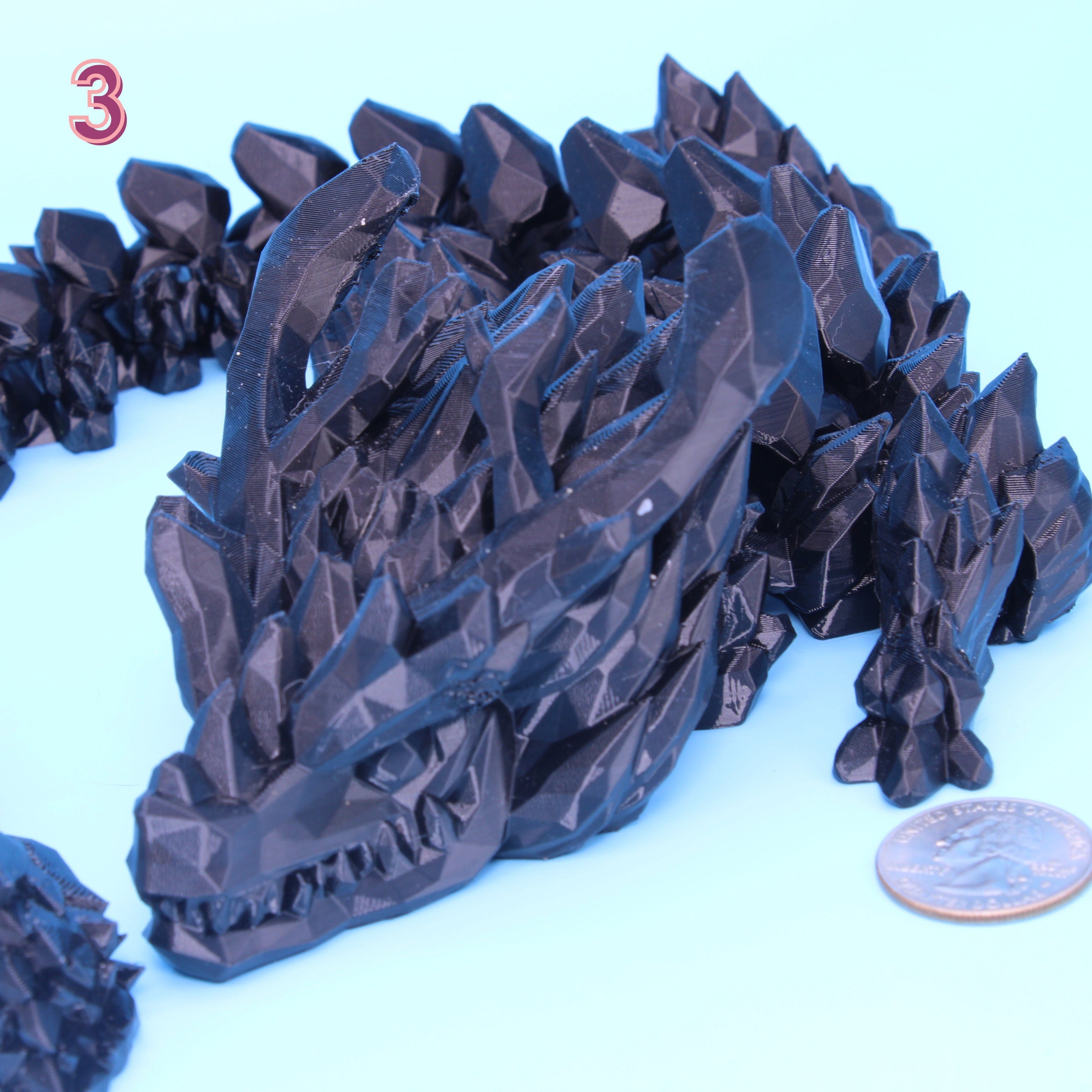 Dragons - 3D Printed 3 Styles