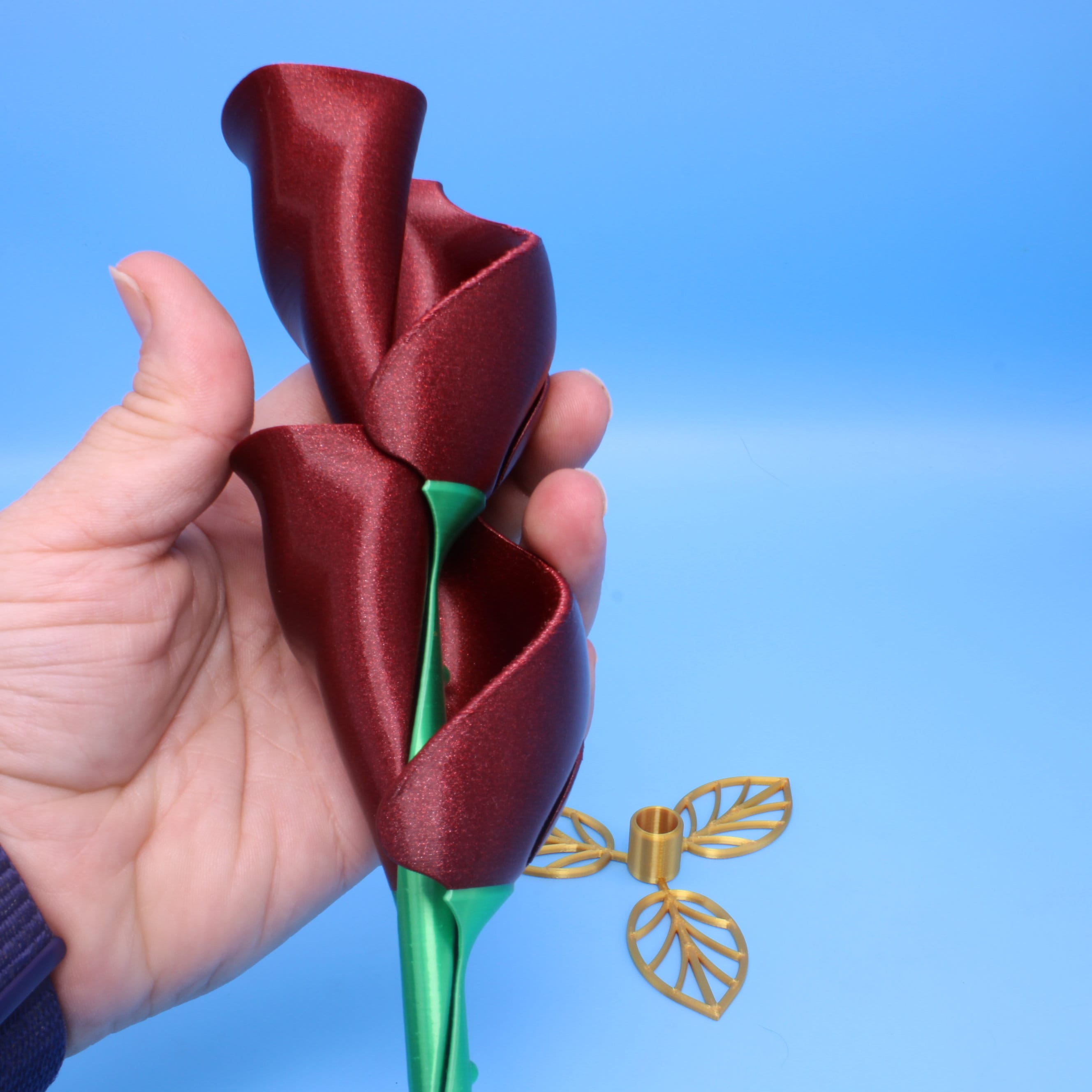Articulated Rose 3D Printed