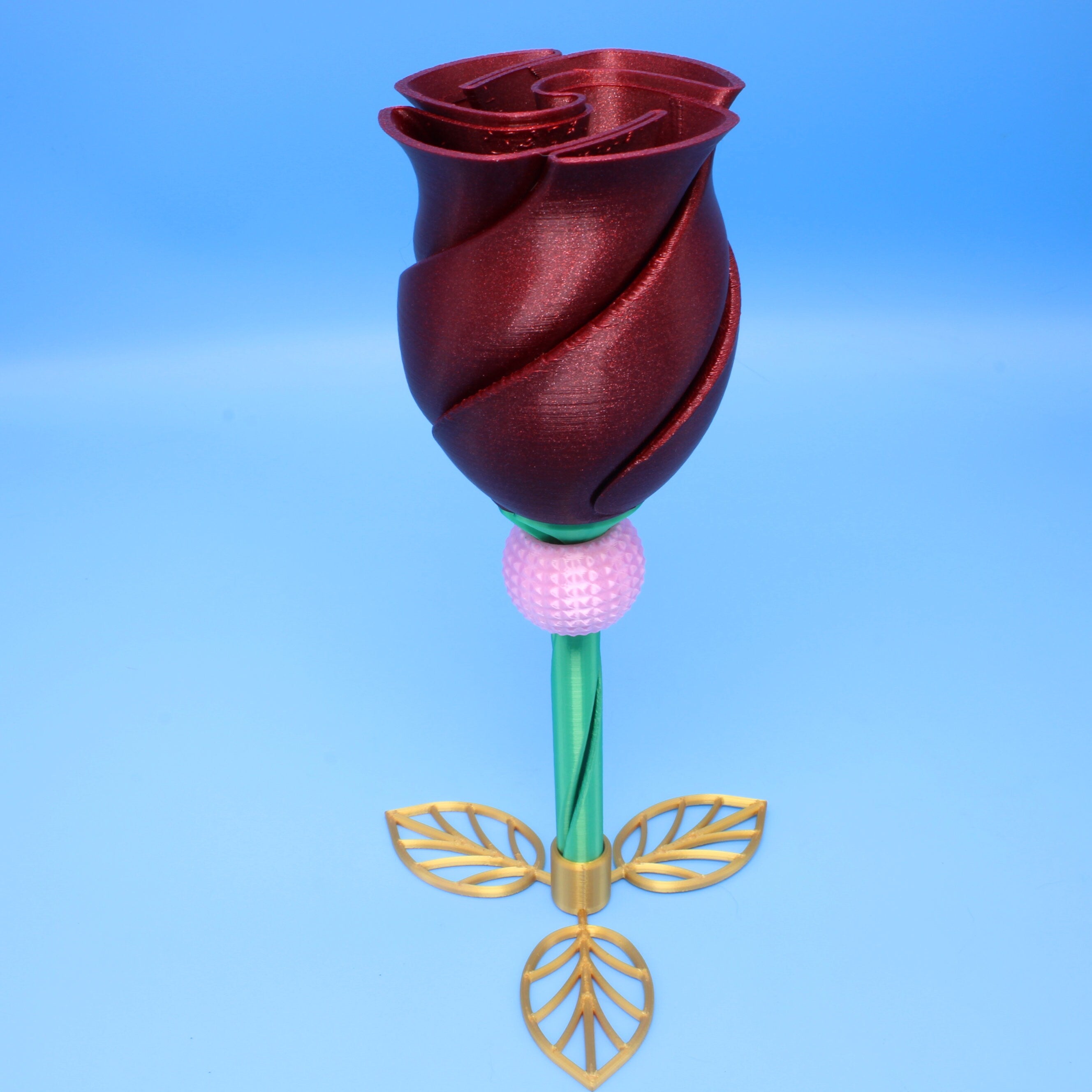 Articulated Rose 3D Printed