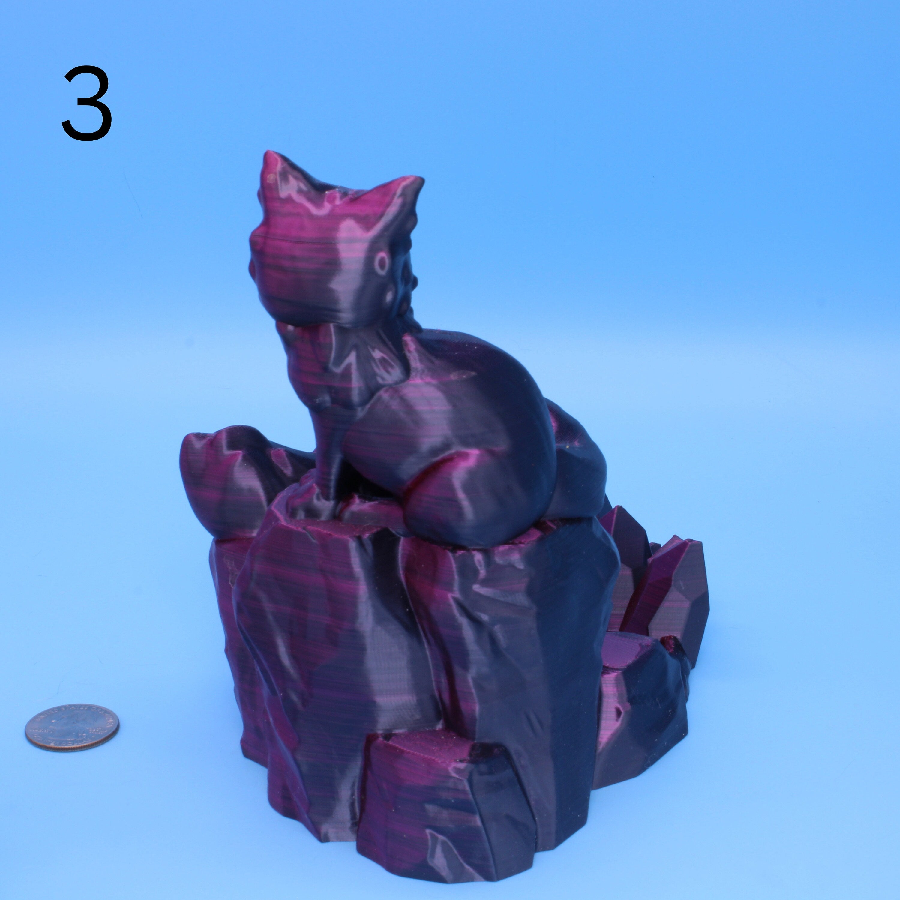 Arcadia Cat Dice Tower | 3D Printed