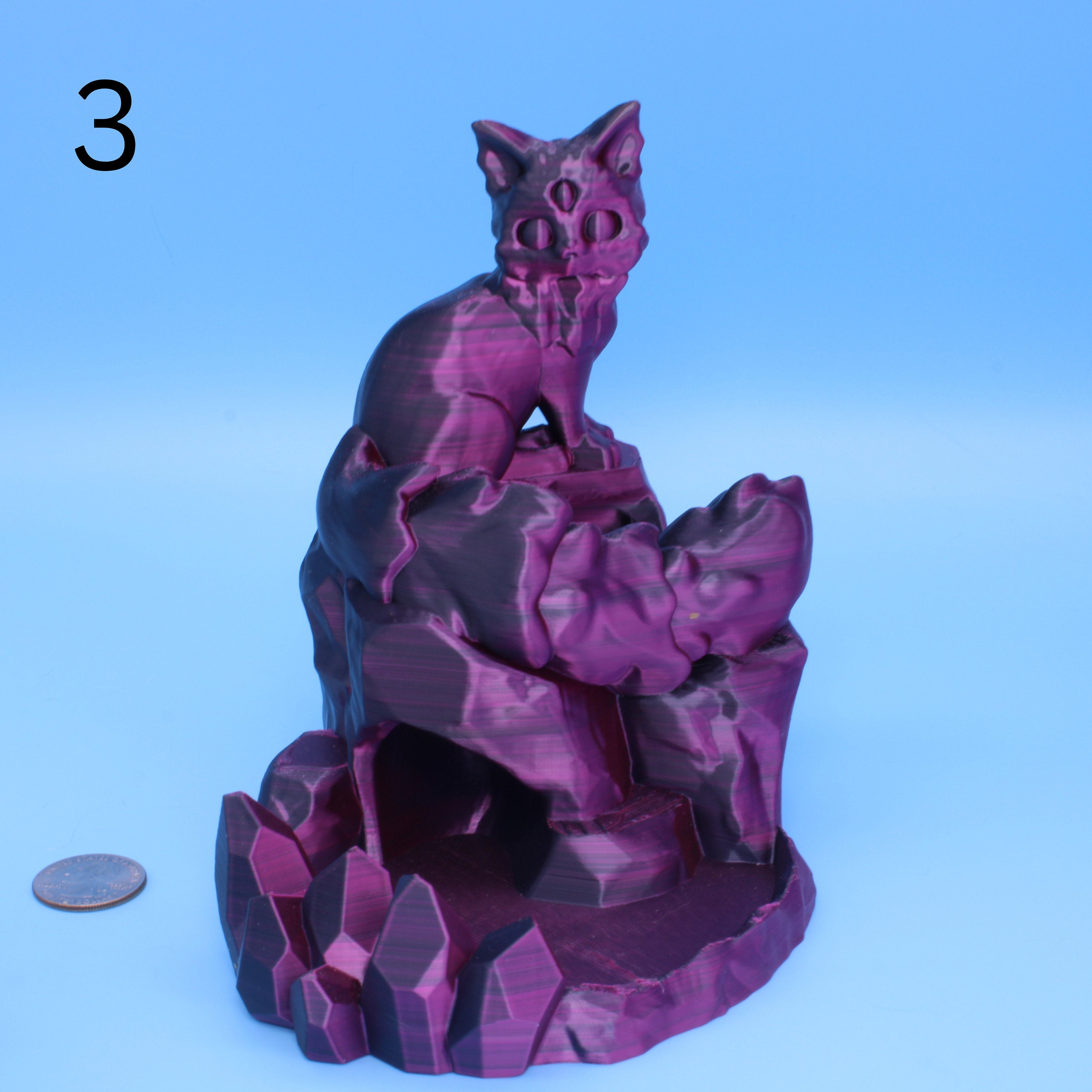 Arcadia Cat Dice Tower | 3D Printed