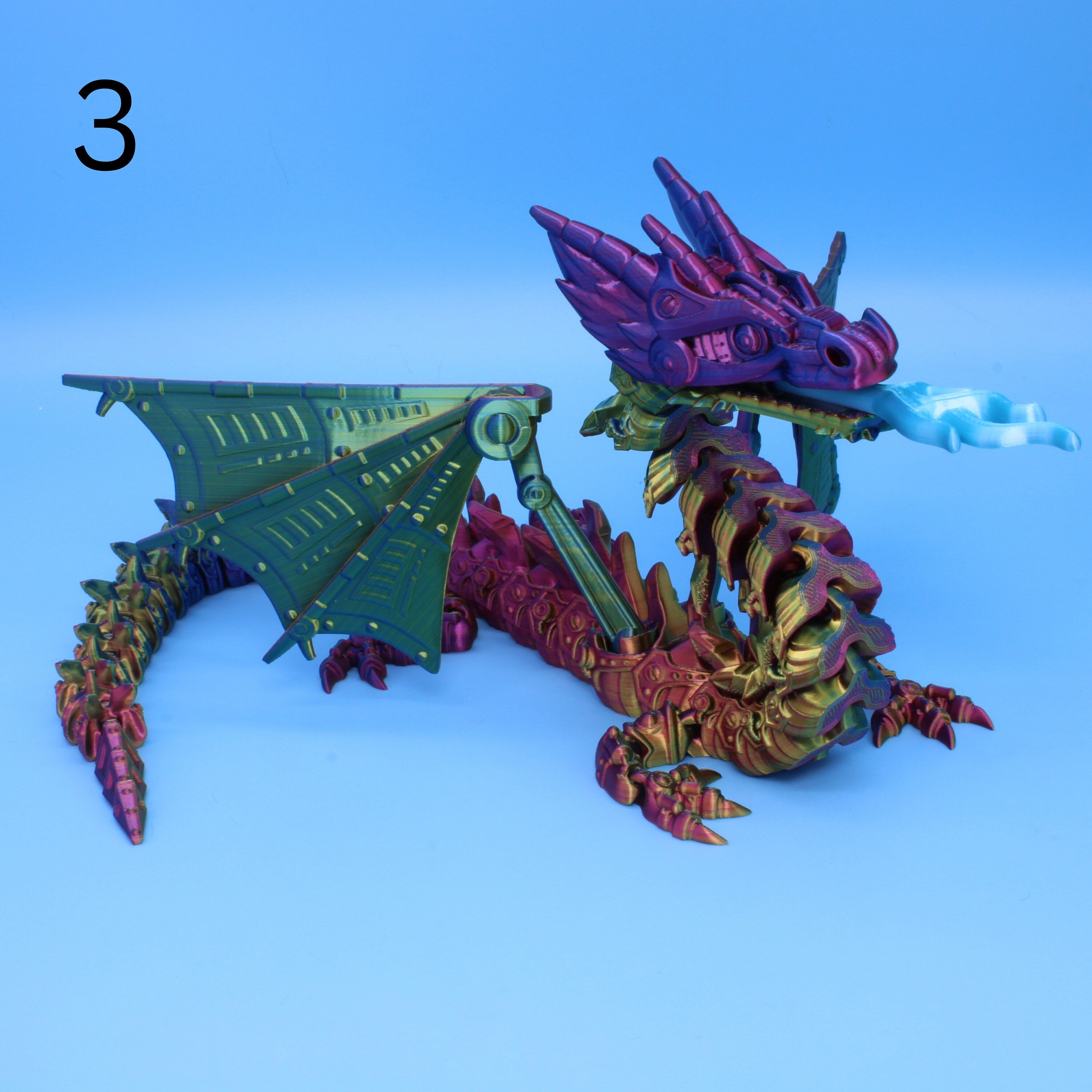 Flexi Factory Mech Dragon 3 Styles (Made)