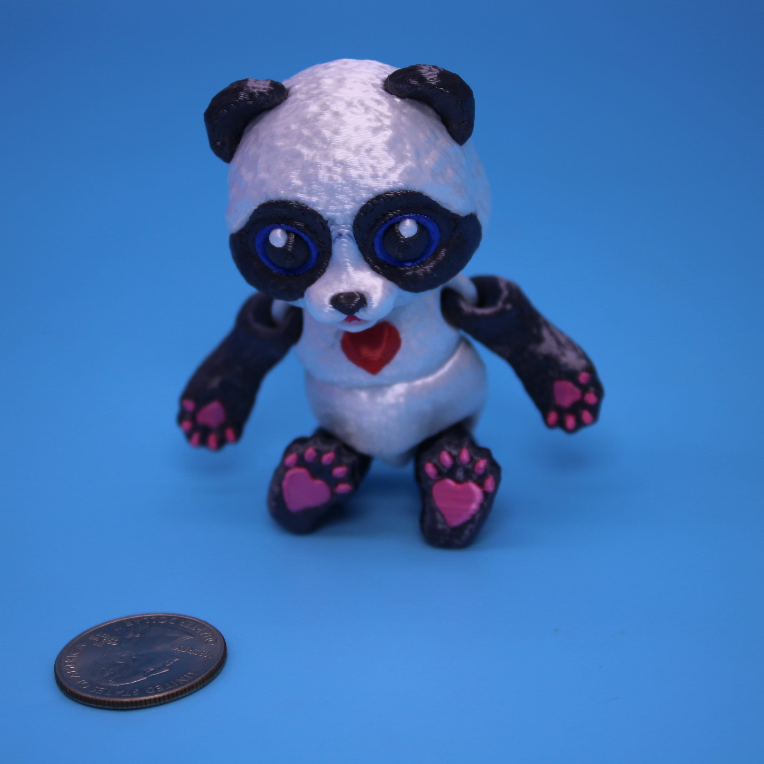 Love Me Panda, 3D Printed