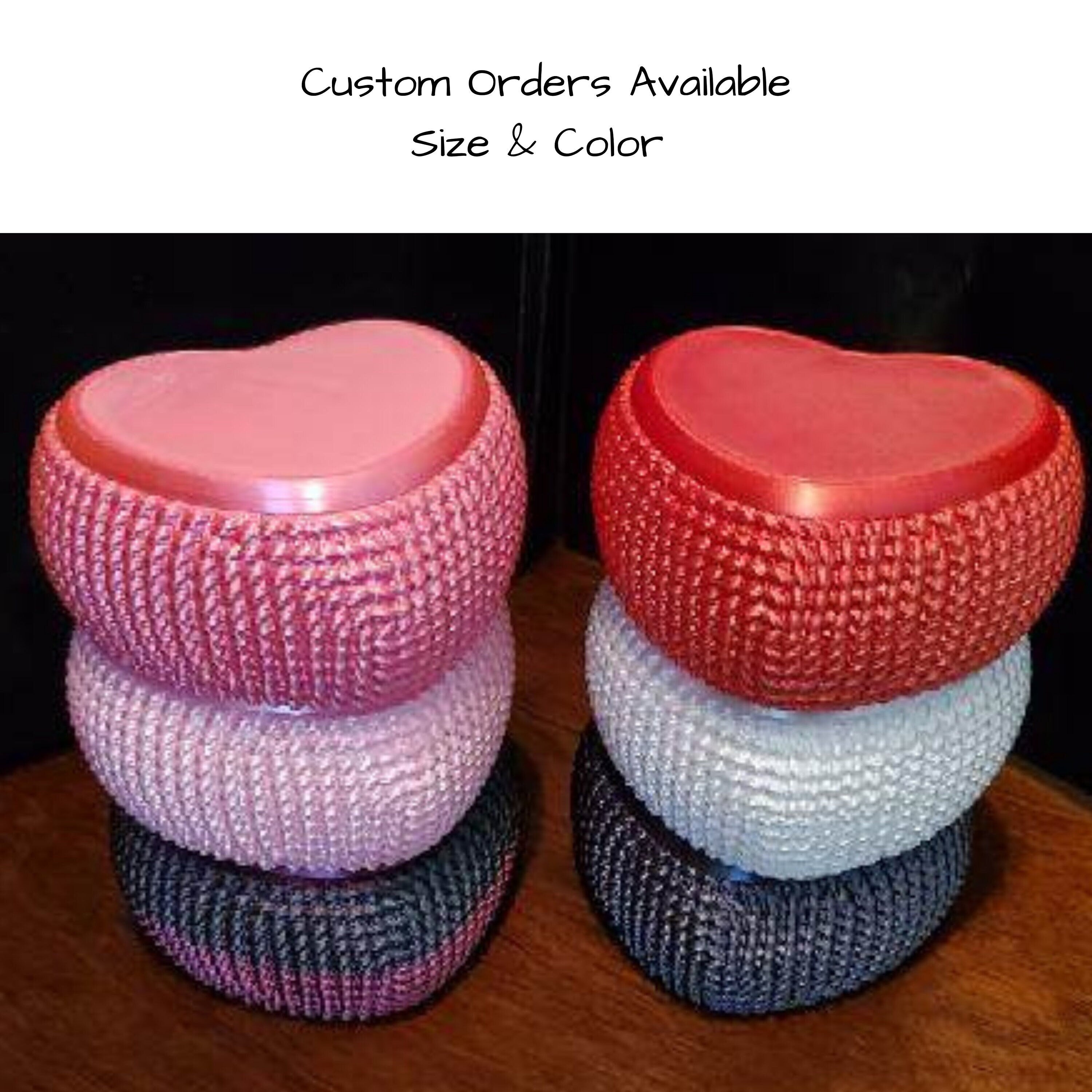 Heart Box - 3D Printed Crochet Texture