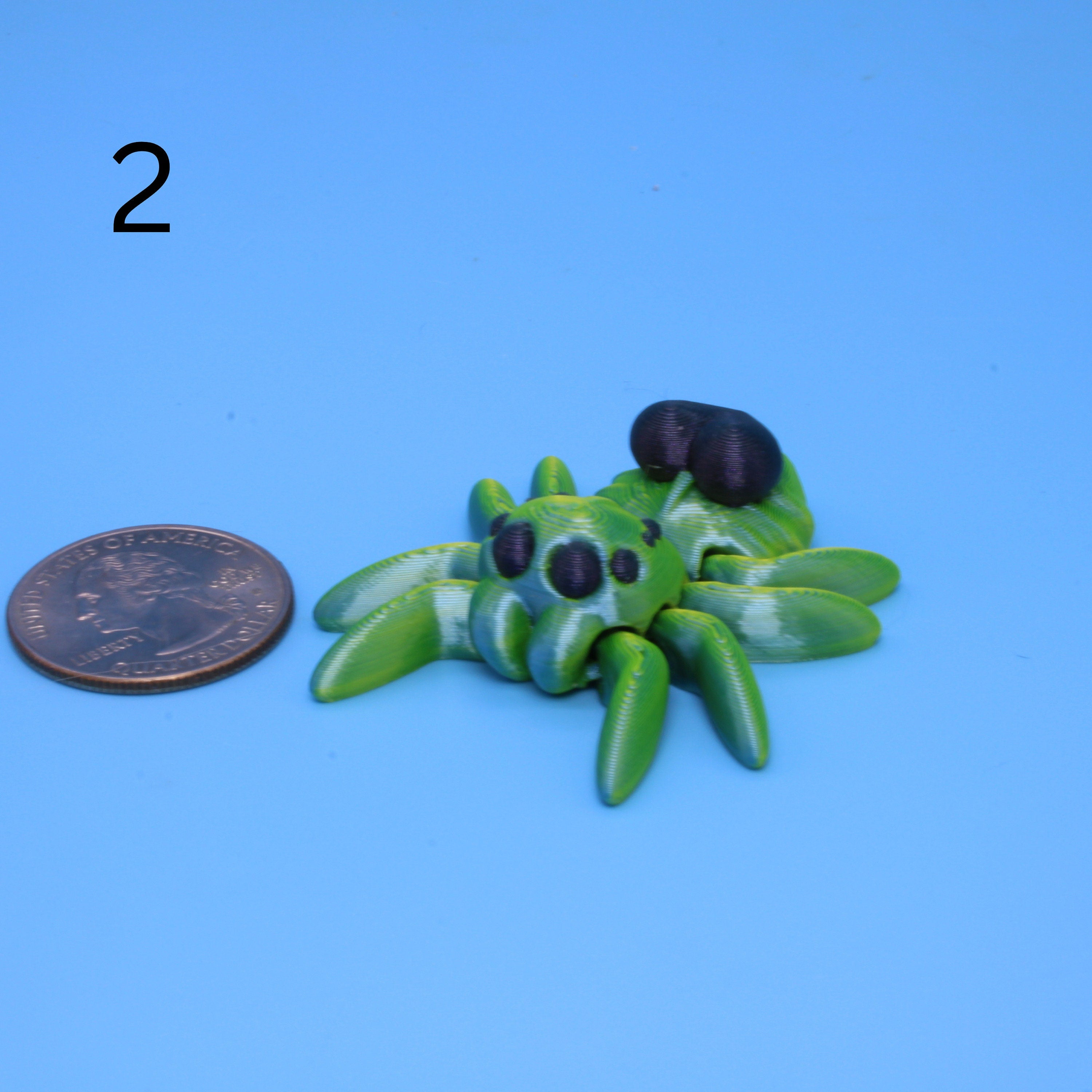 Tiny Spider with Heart - 3D printed