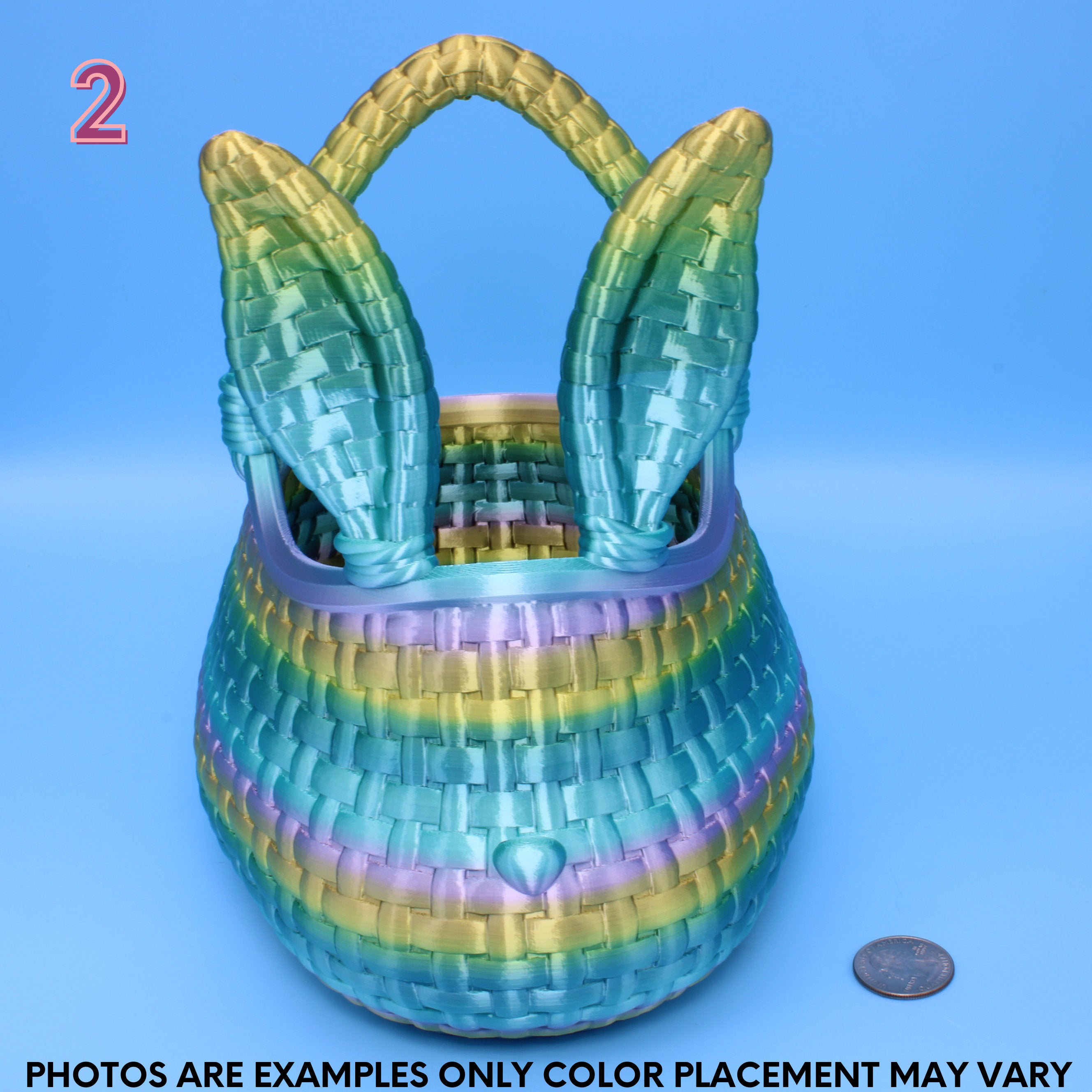 Bunny Basket- 3D Printed