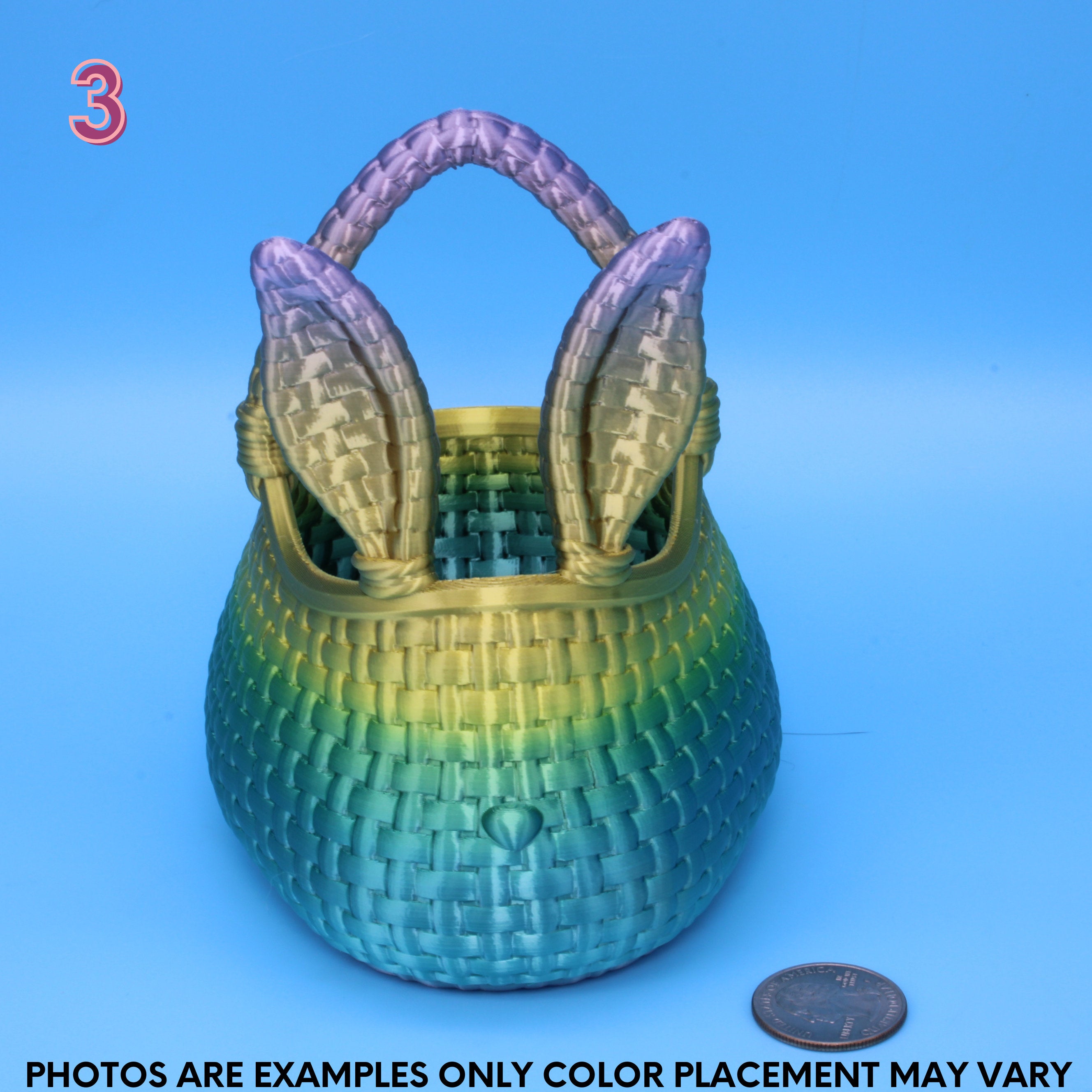 Bunny Basket- 3D Printed