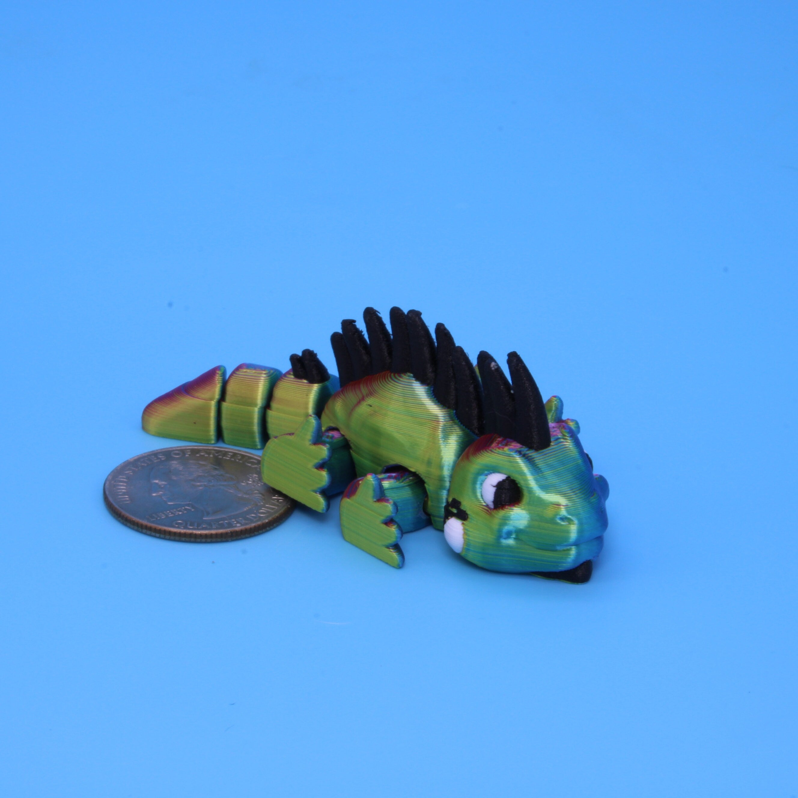 Cute Articulating Baby Ankylosaurus / Iguana | 3D Printed