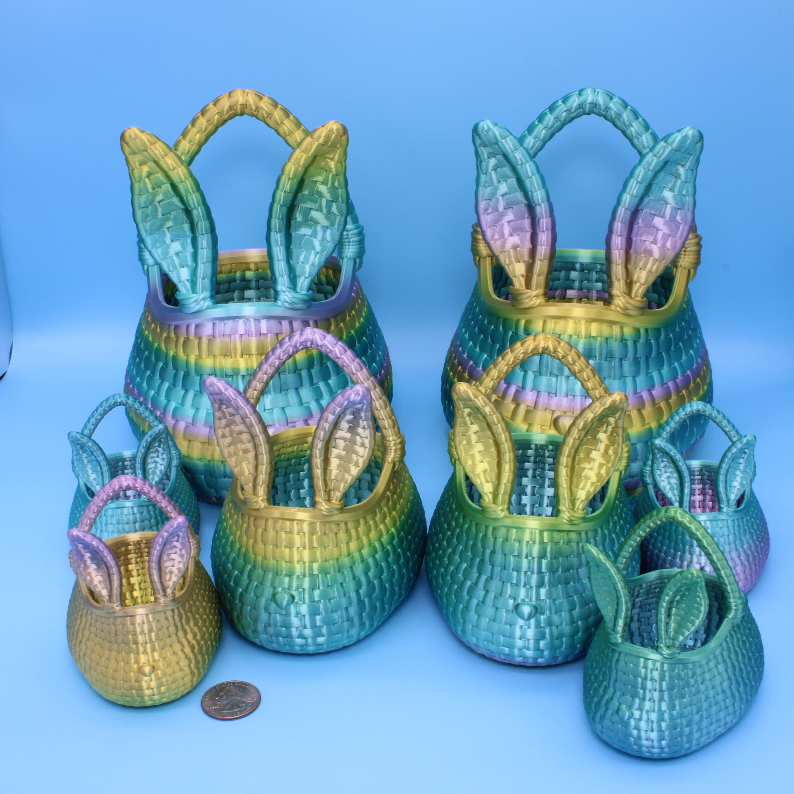 Bunny Basket- 3D Printed